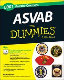 1 001 Asvab Practice Questions For Dummies Cheat Sheet Dummies