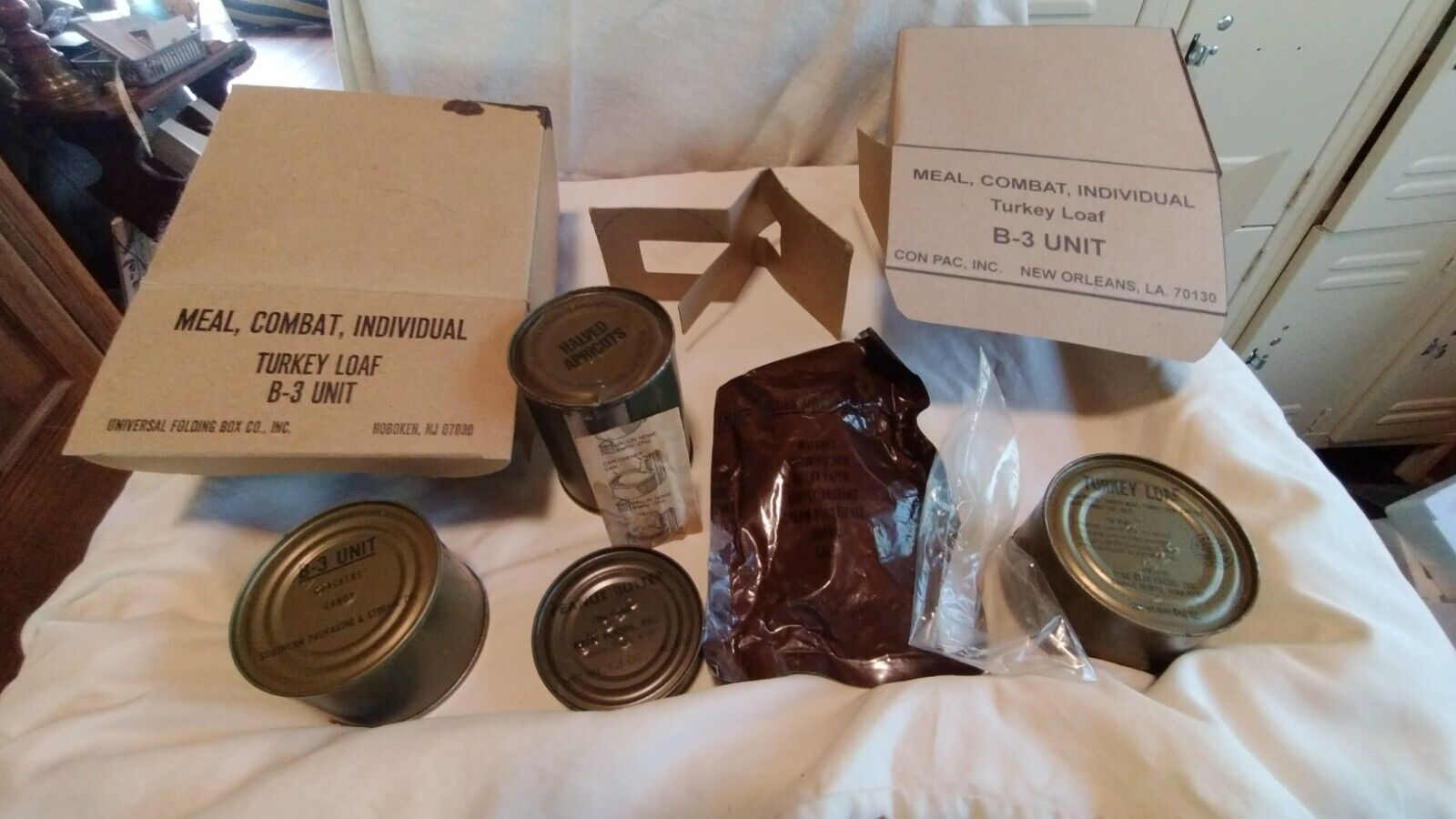 1968 Meal Combat Individual C Ration Turkey Loaf Vintage Mre Food