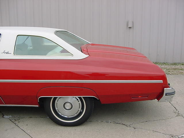 1976 Chevrolet Impala Custom Coupe Only 67K Miles Red No Rust 350