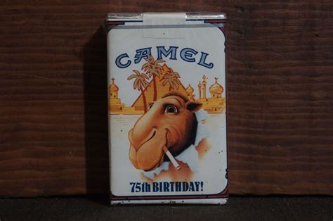 1988 Joe Camel Lights 75Th Birthday Cigarette Soft Pack Limited Edition