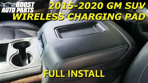 2015 2020 Gm Suv Wireless Phone Charging Retrofit Install Chevy Tahoe