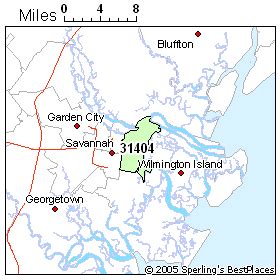 28 Savannah Ga Zip Codes Map Maps Database Source Bank2home Com