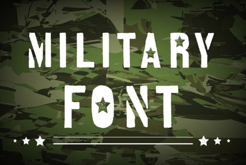 40 Military Fonts For Army Designs Free Premium The Designest