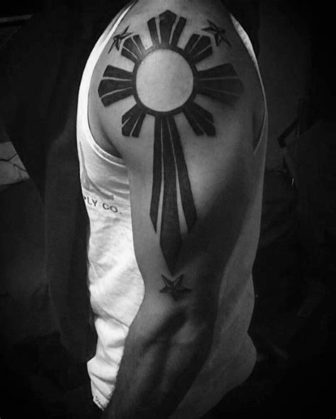 50 Filipino Sun Tattoo Designs For Men Tribal Ink Ideas Tribal Tattoo