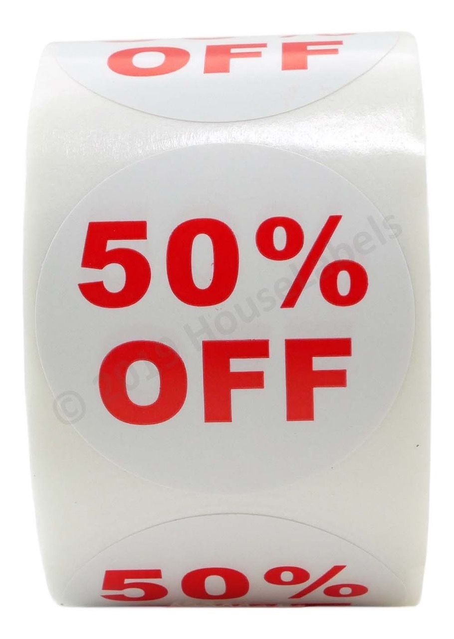 50% Off Discount Labels | Houselabels.com