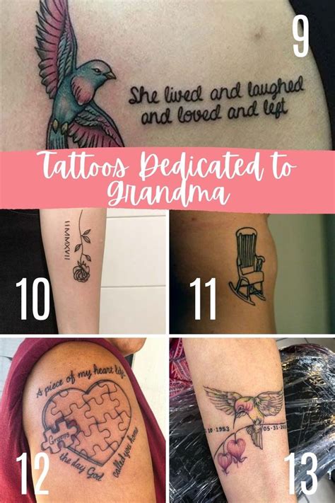 6 Ways To Design A Perfect Remembrance Tattoo For Grandma Today