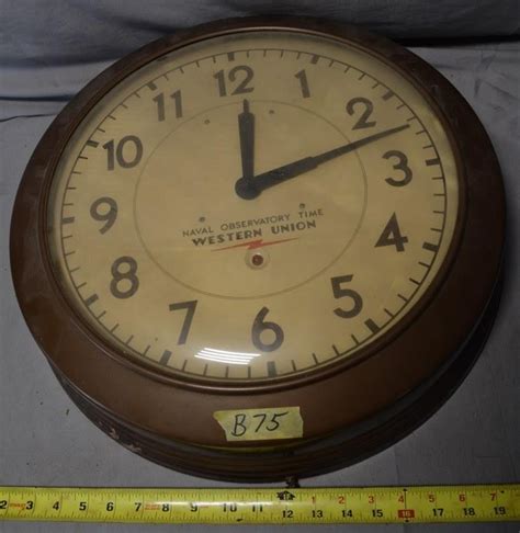 75B Naval Observatory Time Clock Live And Online Auctions On Hibid Com