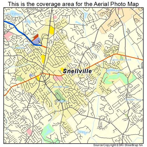 Aerial Photography Map Of Snellville Ga Georgia