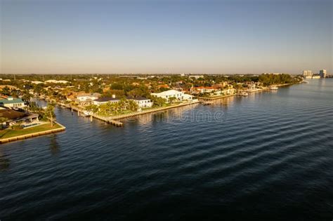 Aerial View Of North Palm Beach By Lakeside Park On The East Coast Of