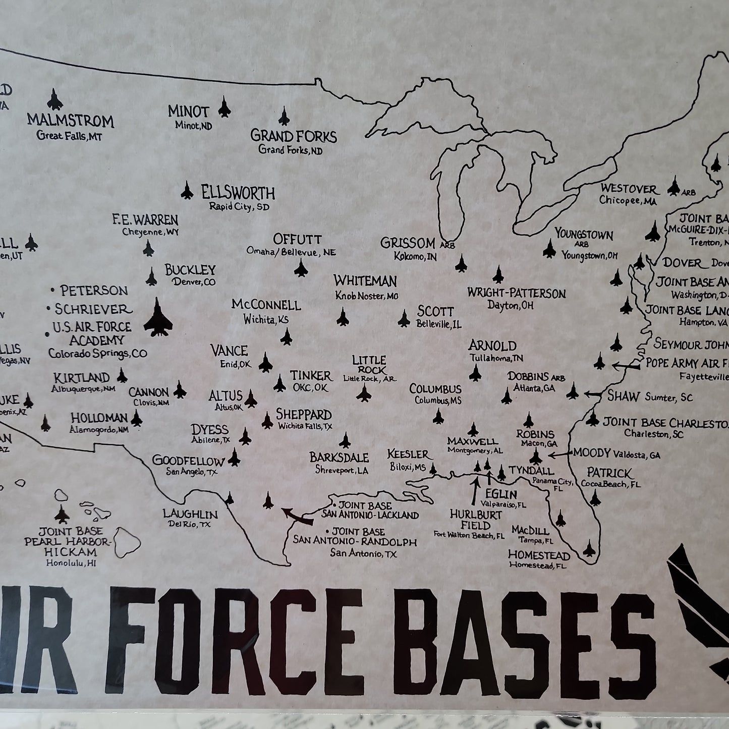 Air Force Bases In Georgia Map Secretmuseum