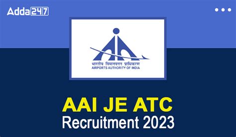 Air Traffic Control Jobs 2023 Aai Je Atc Recruitment 2023 Bsc