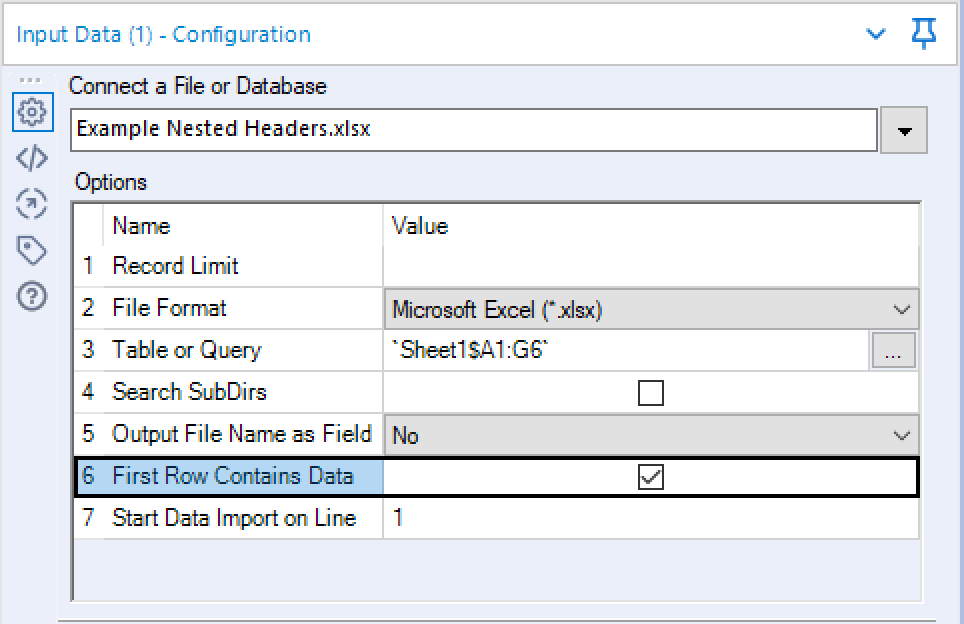 Alteryx Design Pattern Nested Headers In Excel Files Alter Tricks