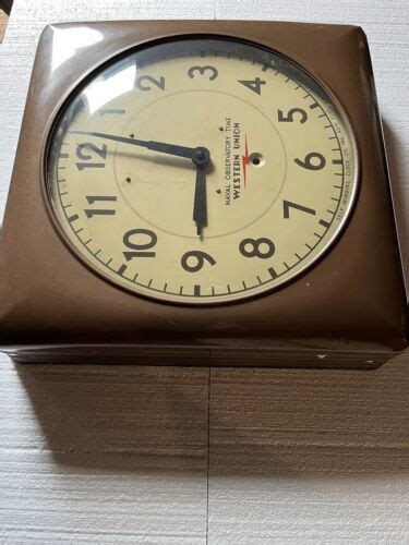 Antique Western Union Naval Observatory Time Clock 4620392819