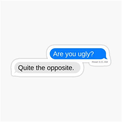 Are You Ugly Quite The Opposite Simon Ghost Riley Sticker For