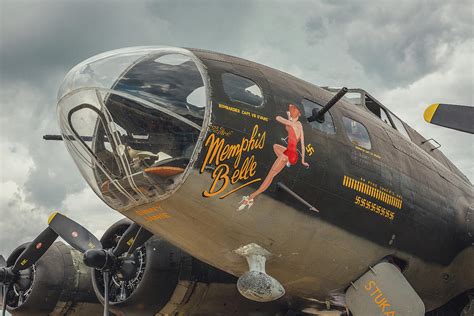 B 17 Amp Quot Memphis Belle Amp Quot Nose Art One Of The B 17S Converted And Used In The Movie Nose Art