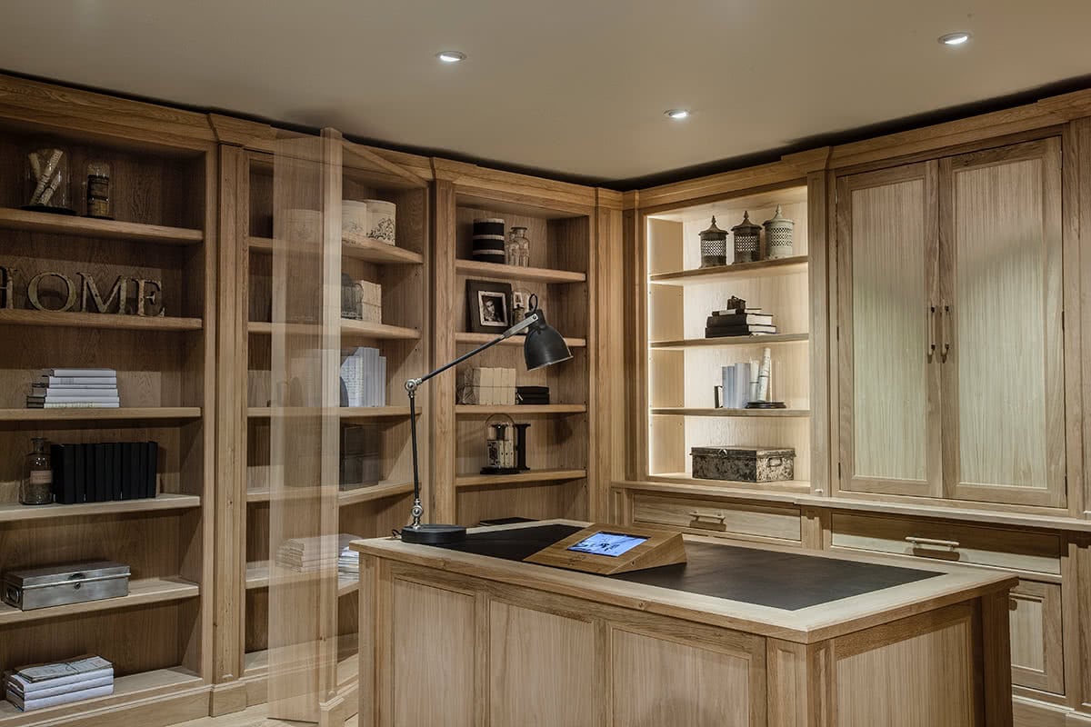 Bespoke American White Oak Study Heaven And Stubbs Bespoke Furniture