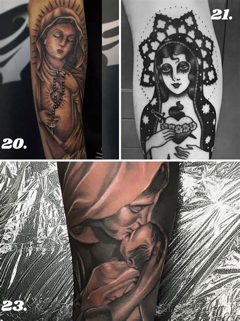 Breathtaking Virgin Mary Tattoo Ideas Meaning Tattoo Glee