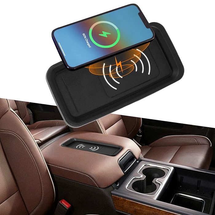 Buy Bomely Fit 2015 2018 Chevrolet Silverado Wireless Charger 15W Fast