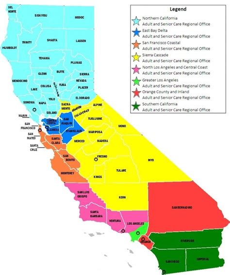 California Zip Code Mapcounty Map Of Usa District California Zip