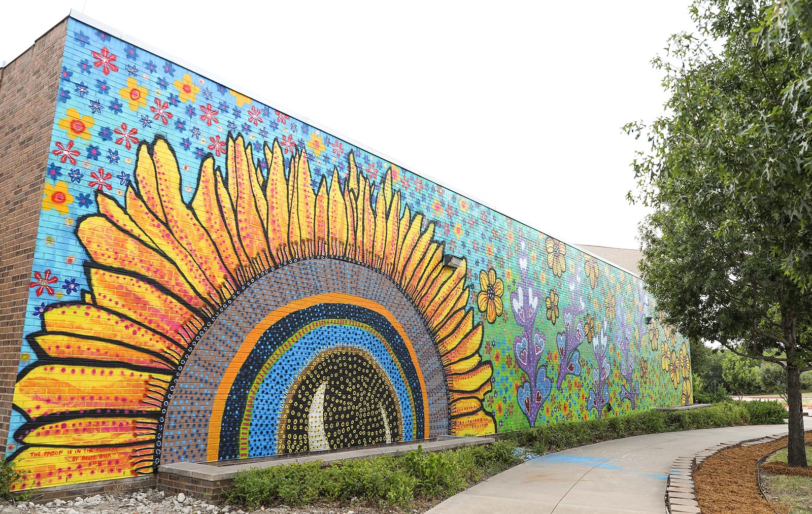 Check Out North Lake Campus Beautiful New Mural Dallas College Blog