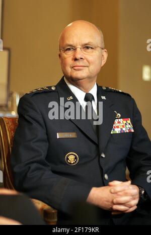 Cia Director Nominee Gen Michael Hayden Right And Senate Majority