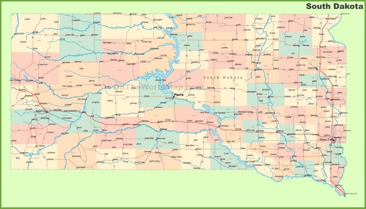 Cities In South Dakota Usa