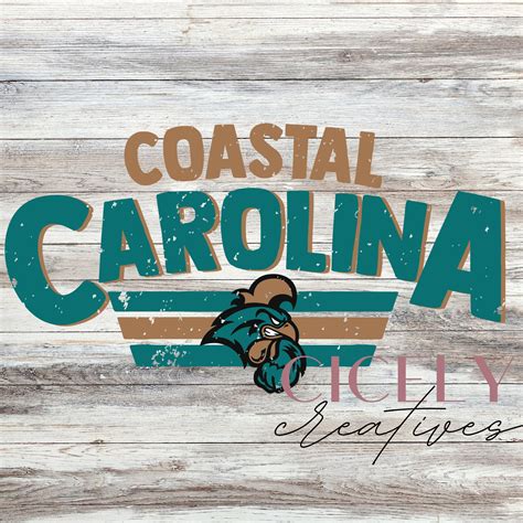 Coastal Carolina University Chanticleer Football Vintage Etsy