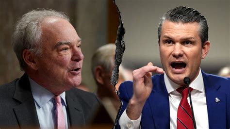 Dem Senator Ripped For Invoking Hegseth Amp 39 S Young Daughter In Amp 39 Despicable Amp 39 Confirmation Hearing