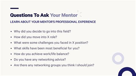 Design 7 Perfect Questions For Your Mentor Today