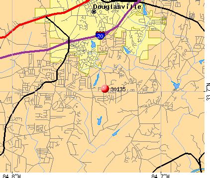 Douglasville Ga Zip Code Map