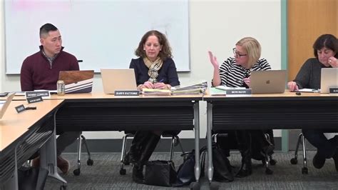 Dover Sherborn Regional School Committee Meeting Of 12 1 2016 Youtube