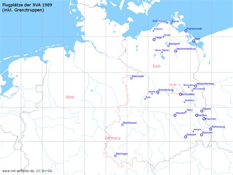 East Germany Air Bases Of The National People S Army Military