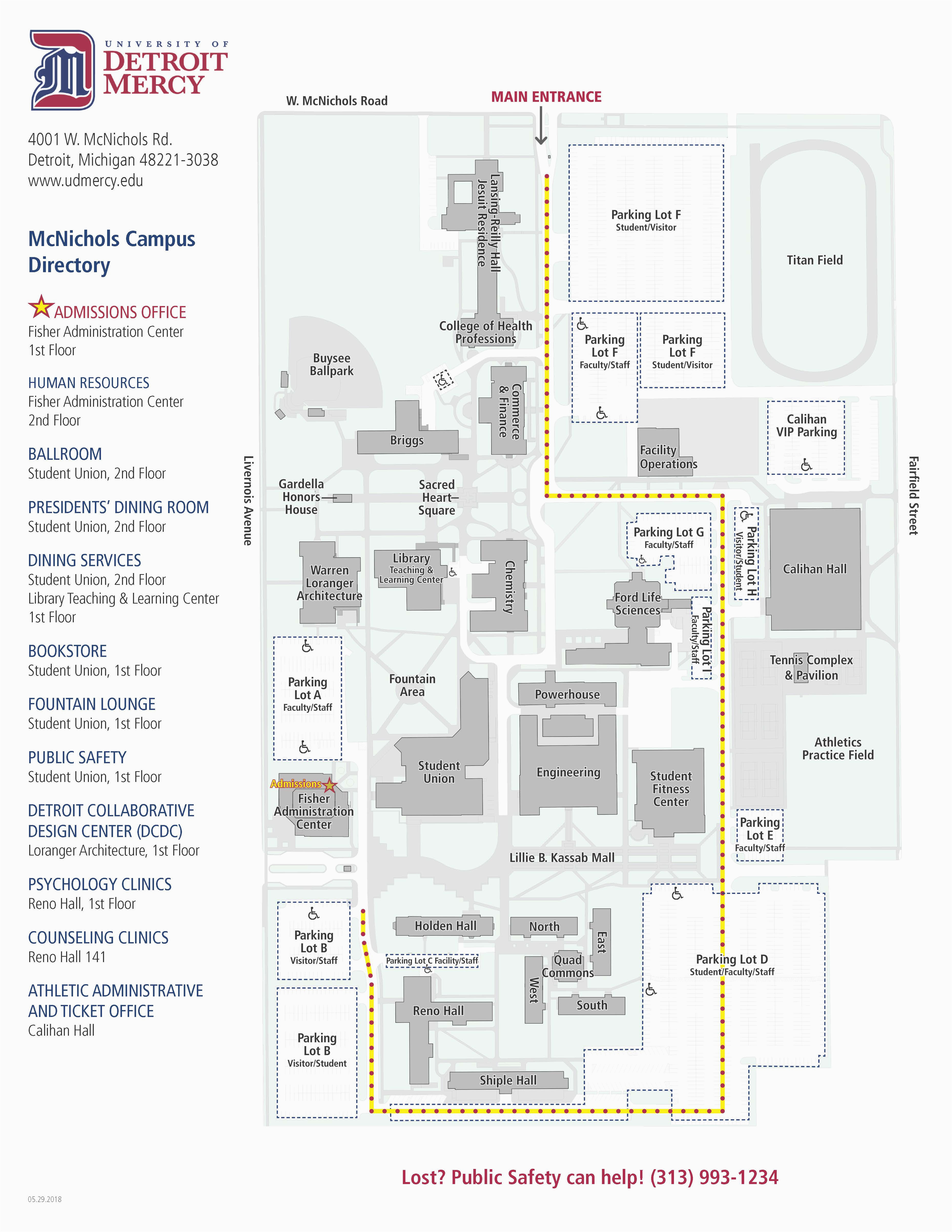 Eastern Michigan University Campus Map Maps For You