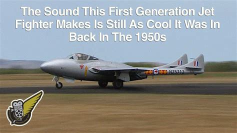 Experience The First Gen Jet Fighter That S Not Yet Extinct Youtube