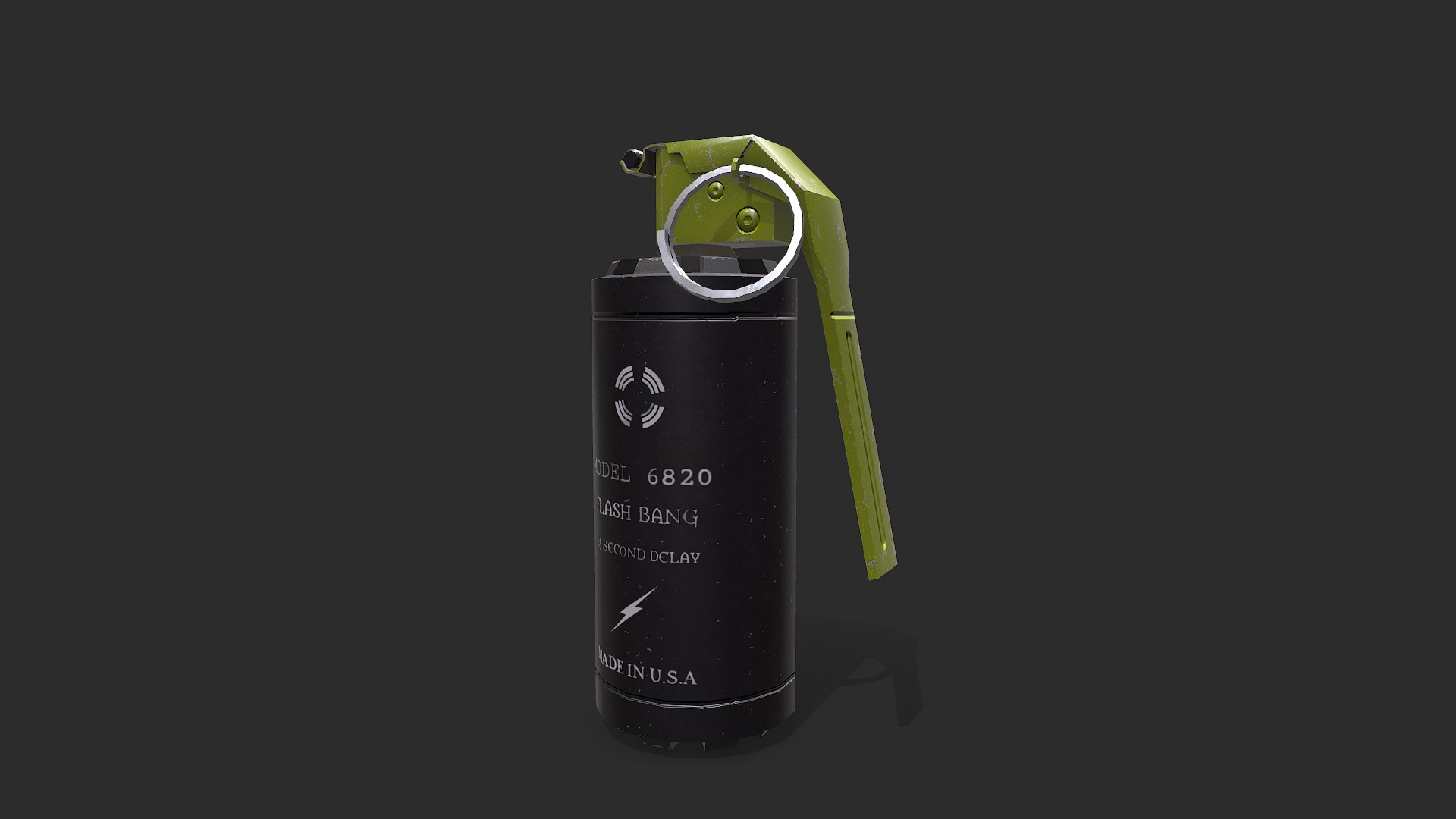 Flashbang Grenade Download Free 3D Model By Javier Mart N Hidalgo