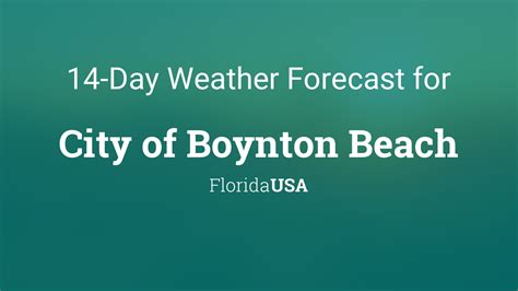 Florida Weather Guide: Unveiling Boynton Beach's Climate Secrets