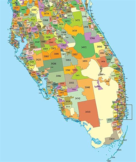 Florida Zip Codes Florida Zip Code Map List Zip Code Map Florida