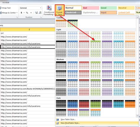 Format An Excel Table Microsoft Support