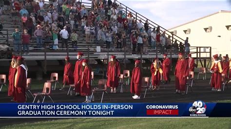 Gentry High School Holds Graduation For Seniors