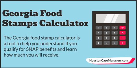 Georgia Food Stamp Calculator How To Determine Snap Eligibility