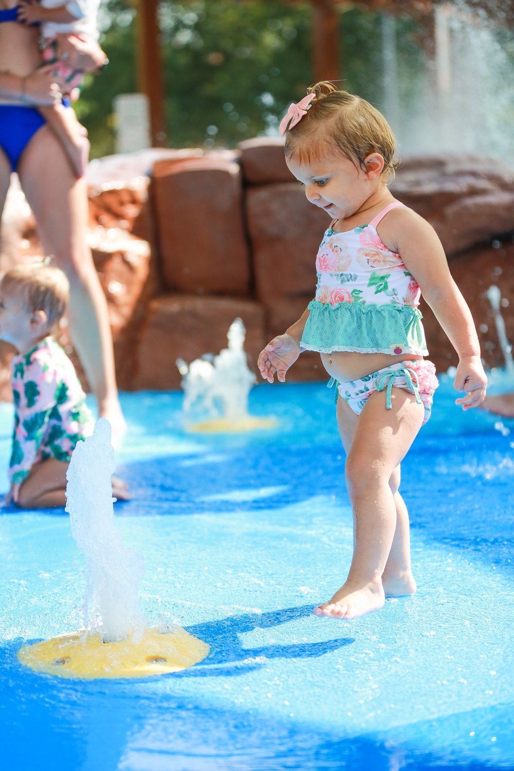 Heritage Park Splash Pad Flower Mound Texas Life Floor