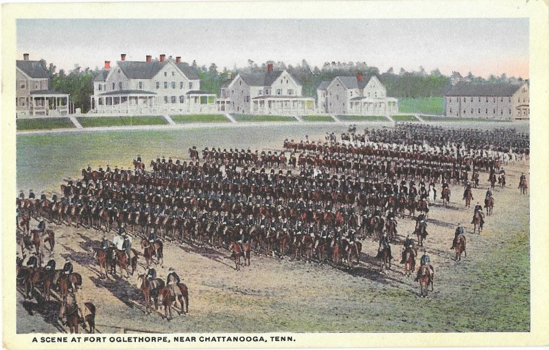 Horse Calvary Military Unit Fort Oglethorpe Near Chattanooga Tennessee