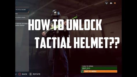 How To Unlock Tactical Helmet In Battlefield Hardline Phalanx