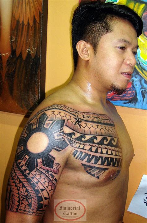 Immortal Tattoo Manila Philippines By Frank Ibanez Jr Pinoy Tattoo Filipino Tribal Tattoo