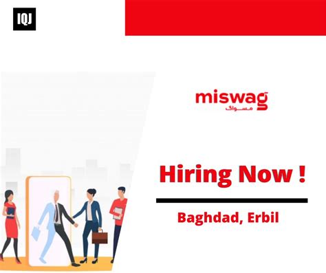 Iraq Jobs Scout On Twitter Miswag Is Actively Hiring For Baghdad