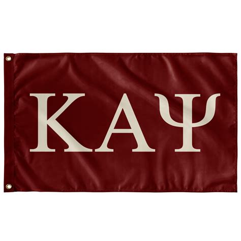 Kappa Alpha Psi Fraternity Flag Crimson Cream Banner