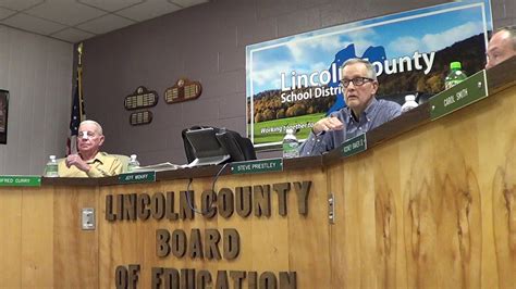 Lincoln County Board Of Education Wv Regular Session 3 6 2018 Youtube