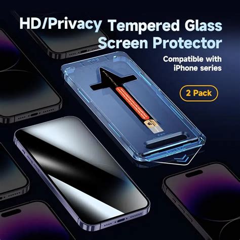 Magicjohn Clear Privacy Protections Screen Protector For Iphone