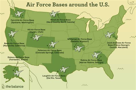 Map Of Air Force Bases