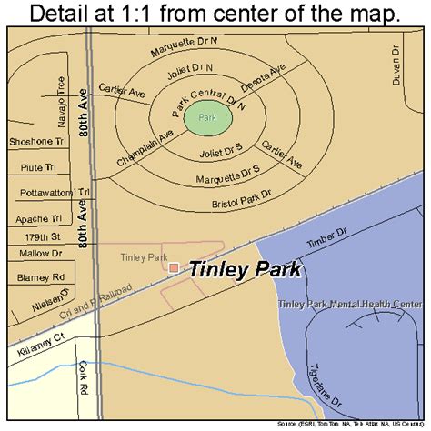 Map Of Tinley Park Il Maping Resources